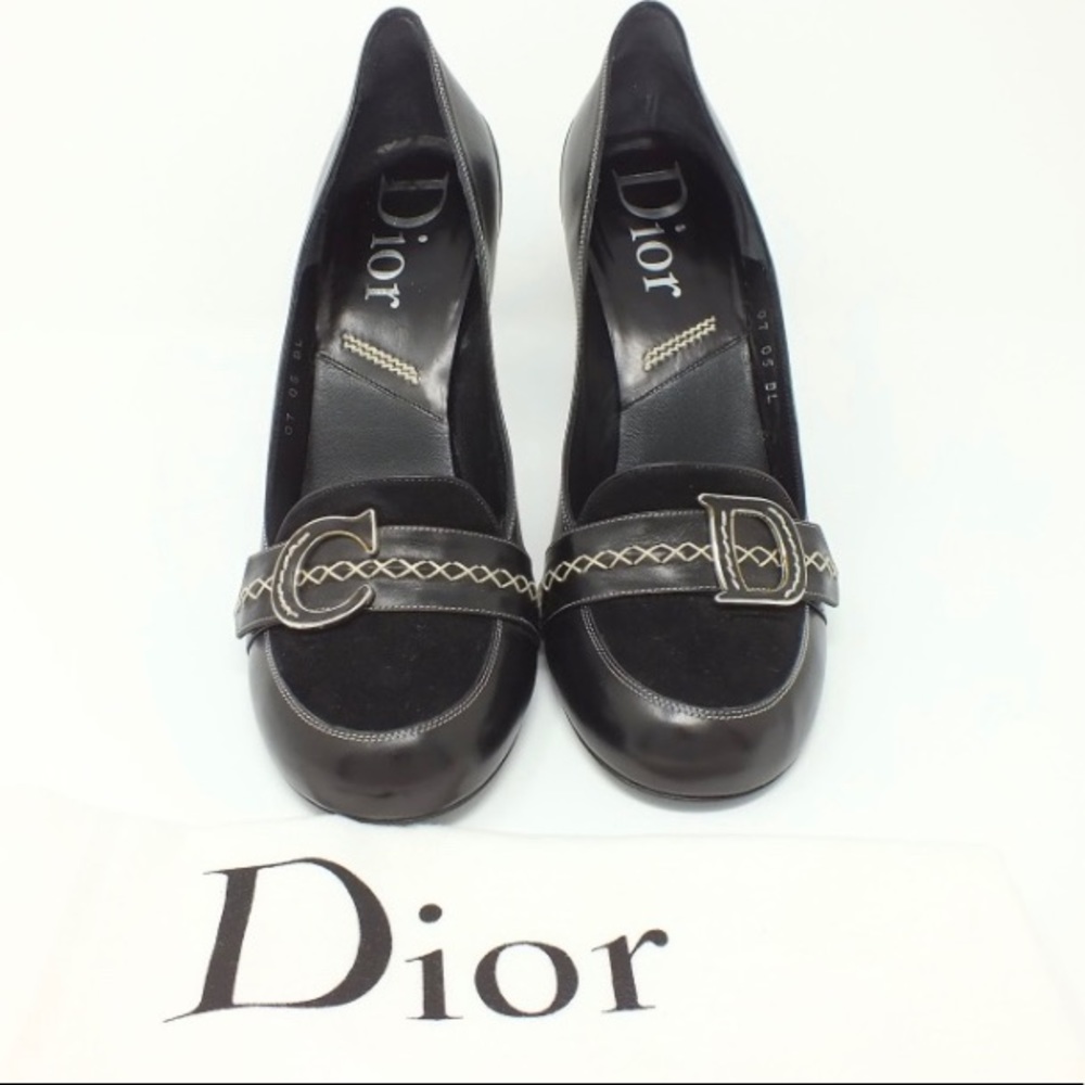 Christian Dior ‘CD’ Black Pump 40